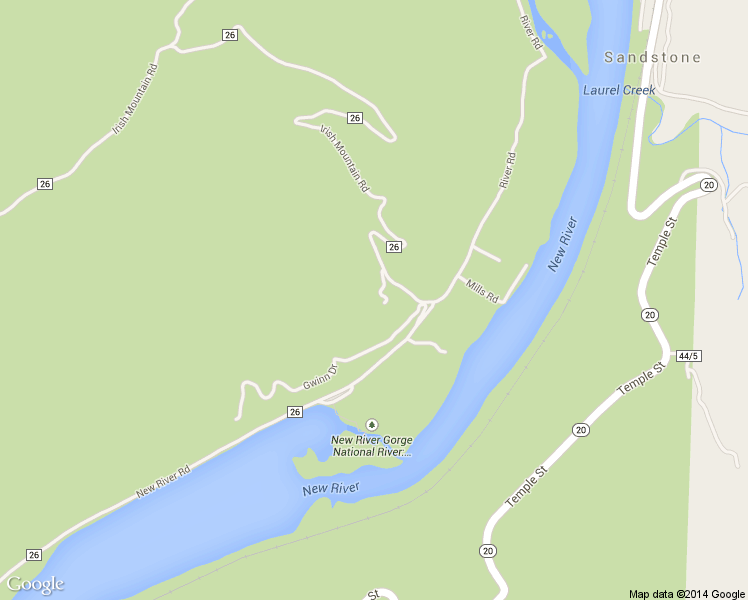 map of restaurants, bars, coffee shops, grocery stores, and more near 140 Gwinn Dr in Shady Spring