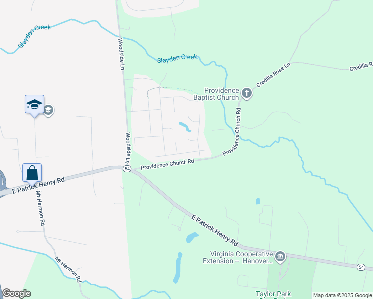 map of restaurants, bars, coffee shops, grocery stores, and more near 10797 Providence Woods Ln in Ashland