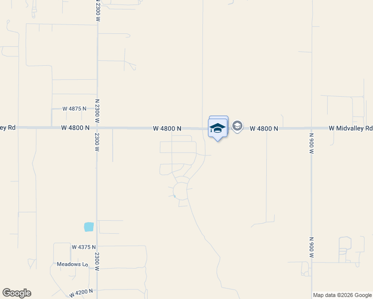 map of restaurants, bars, coffee shops, grocery stores, and more near 1822 West 4700 North in Cedar City