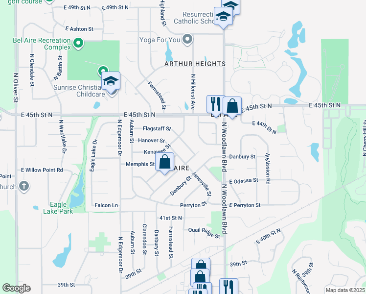 4427 Gunnison Street, Bel Aire KS Walk Score