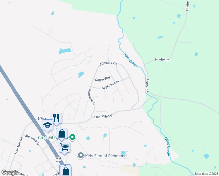 map of restaurants, bars, coffee shops, grocery stores, and more near 304 Ravenwood Place in Richmond