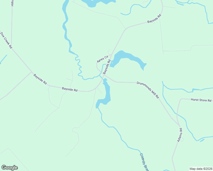 map of restaurants, bars, coffee shops, grocery stores, and more near 22276 Drummonds Mill Road in Greenbush