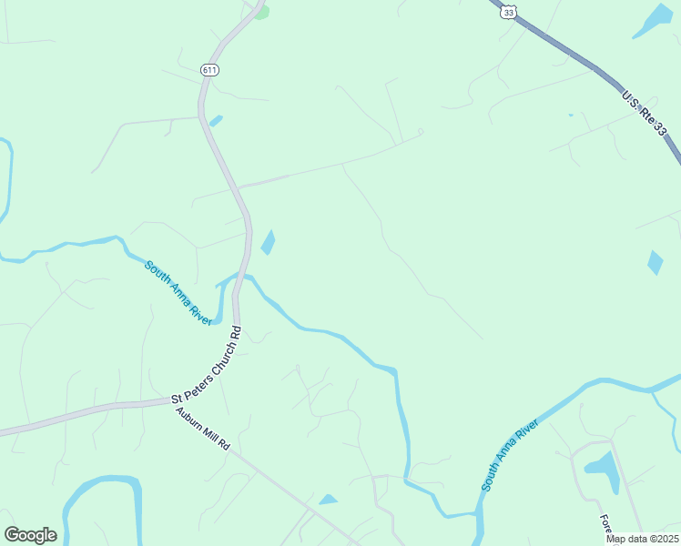 map of restaurants, bars, coffee shops, grocery stores, and more near 15799 Saint Peters Church Road in Montpelier