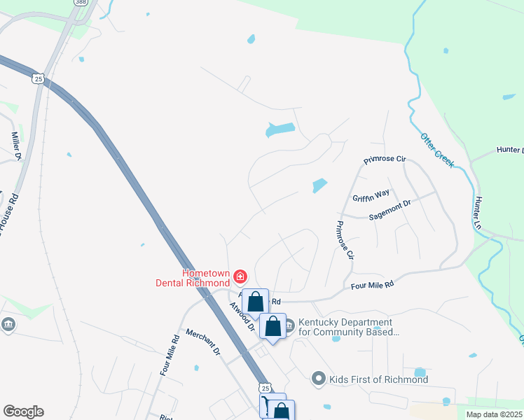 map of restaurants, bars, coffee shops, grocery stores, and more near 541 Ryan Drive in Richmond