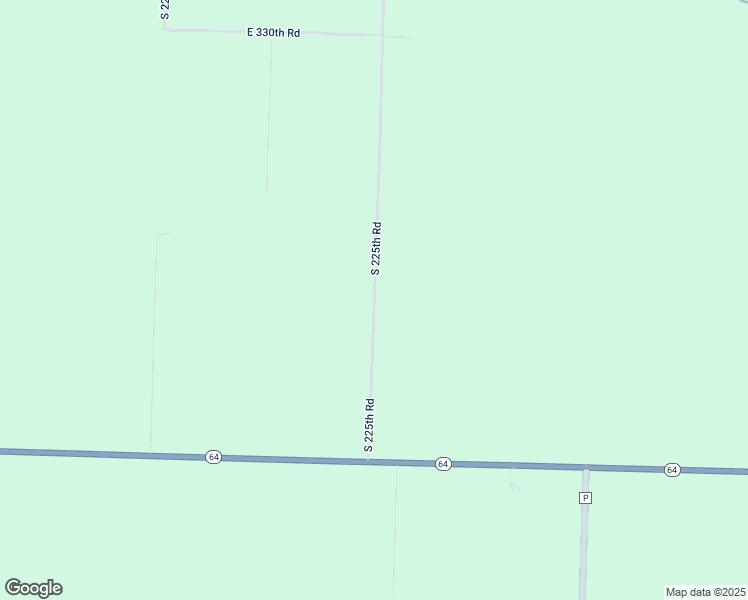 map of restaurants, bars, coffee shops, grocery stores, and more near 3359 South 225th Road in Goodson