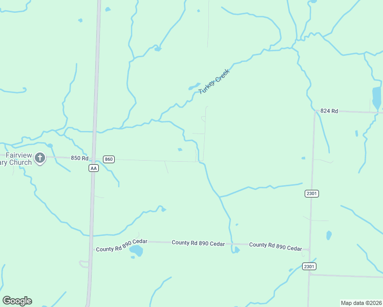 map of restaurants, bars, coffee shops, grocery stores, and more near 22465 East 850th Road in Humansville