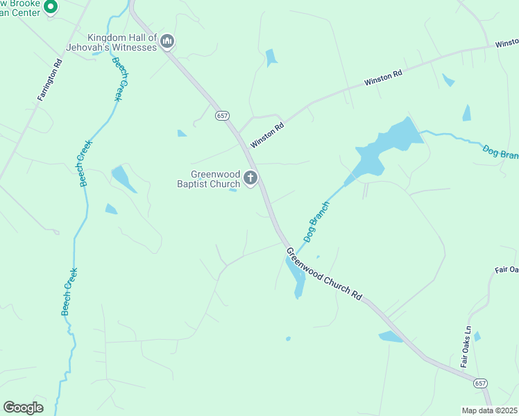 map of restaurants, bars, coffee shops, grocery stores, and more near 13619 Greenwood Church Road in Ashland