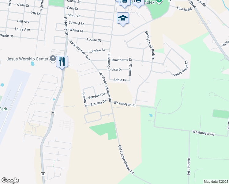 map of restaurants, bars, coffee shops, grocery stores, and more near in Farmington
