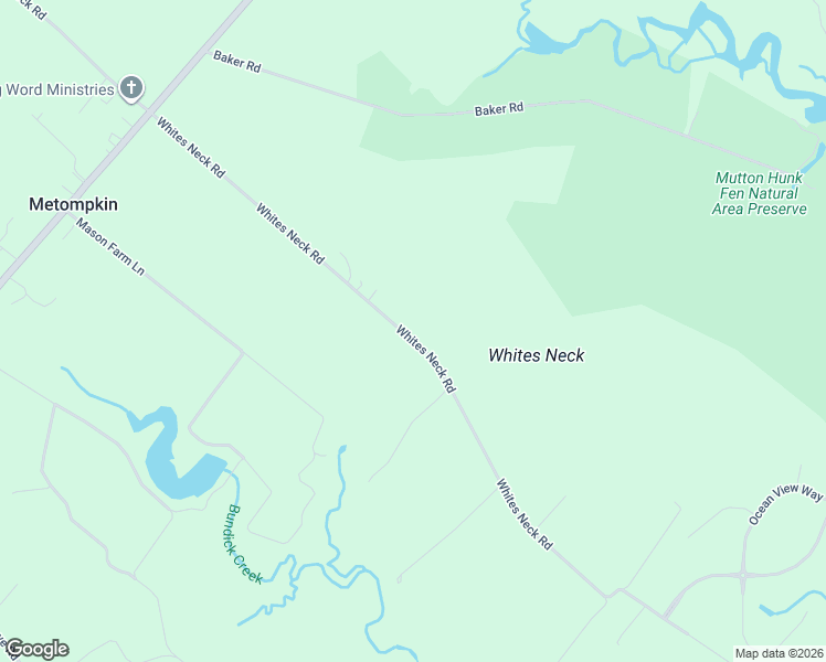 map of restaurants, bars, coffee shops, grocery stores, and more near 28145 Whites Neck Road in Parksley