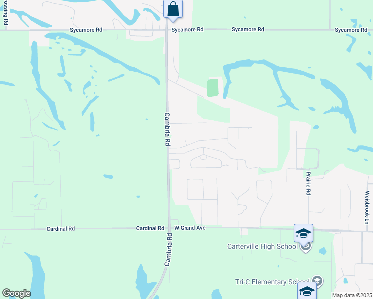 map of restaurants, bars, coffee shops, grocery stores, and more near 107 Noah Lane in Carterville