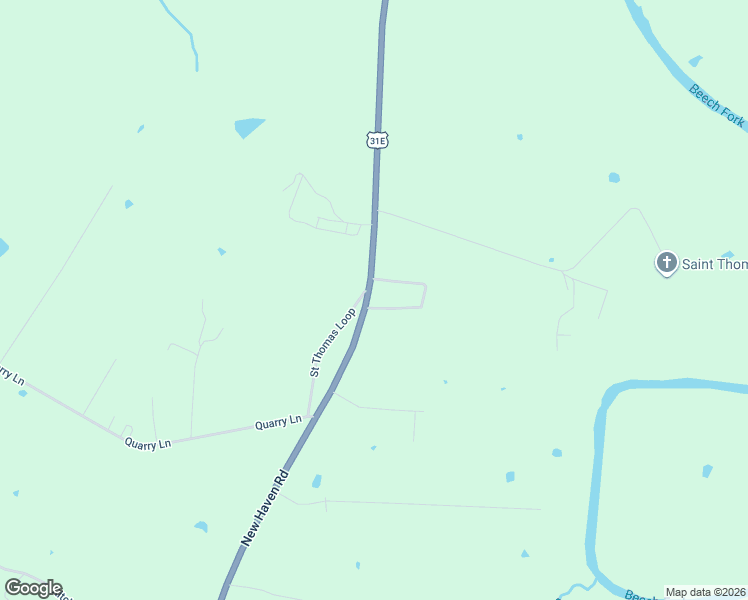 map of restaurants, bars, coffee shops, grocery stores, and more near 3500-3698 New Haven Road in Bardstown