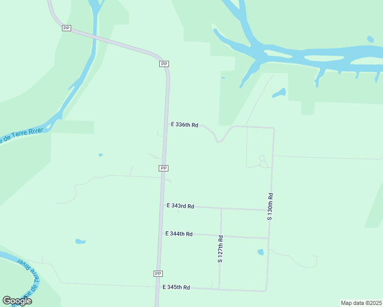 map of restaurants, bars, coffee shops, grocery stores, and more near 1740 South Village Lane in Bolivar