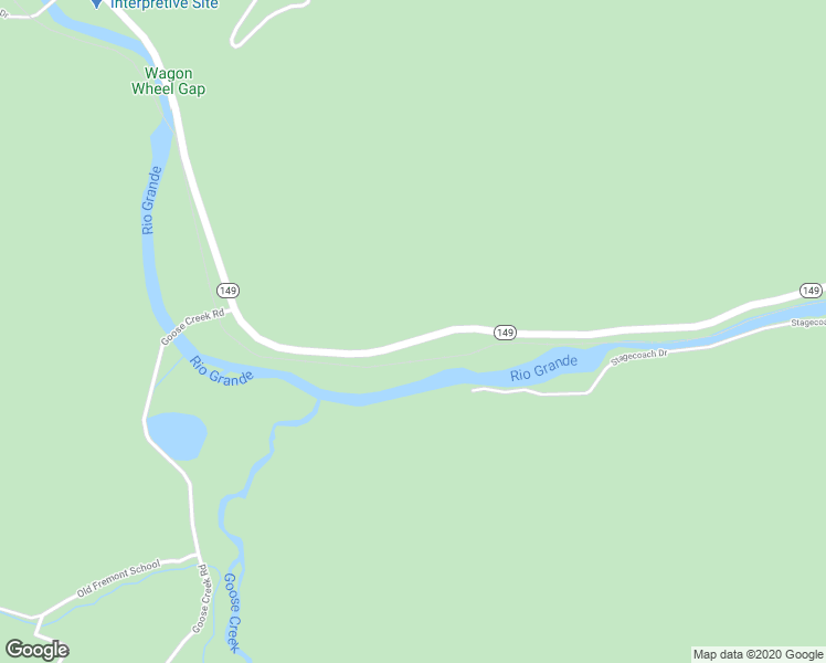 map of restaurants, bars, coffee shops, grocery stores, and more near 13046 Colorado 149 in Creede