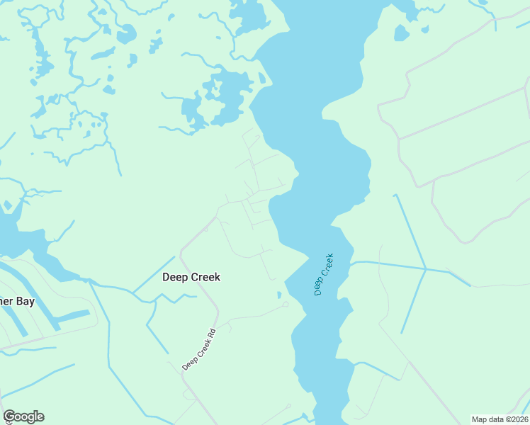 map of restaurants, bars, coffee shops, grocery stores, and more near 20186 Fishermans Lane in Onancock