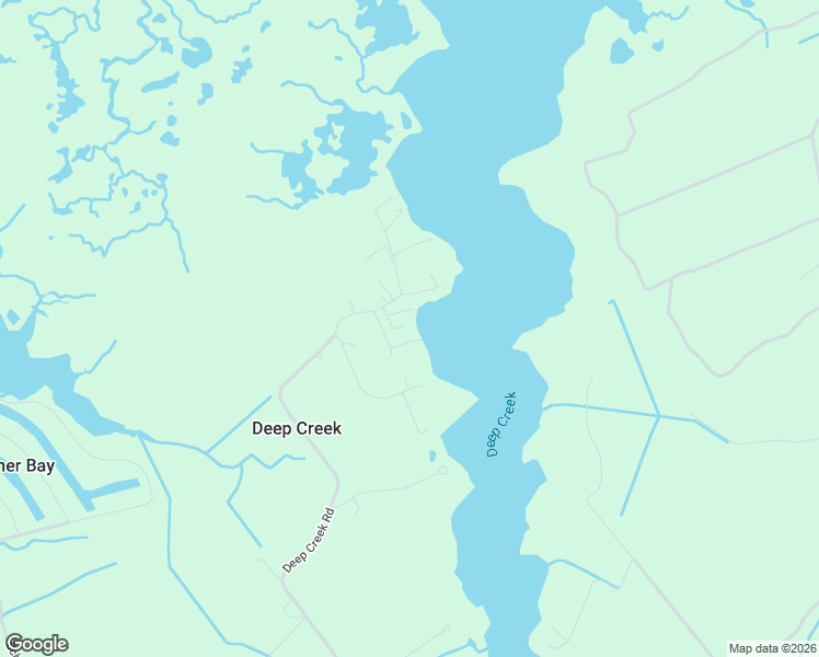 map of restaurants, bars, coffee shops, grocery stores, and more near 20186 Fishermans Lane in Onancock