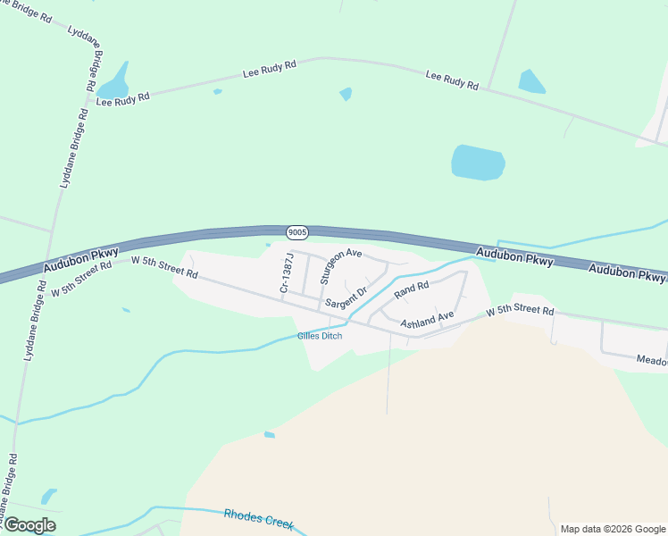 map of restaurants, bars, coffee shops, grocery stores, and more near 744 Sturgeon Avenue in Owensboro