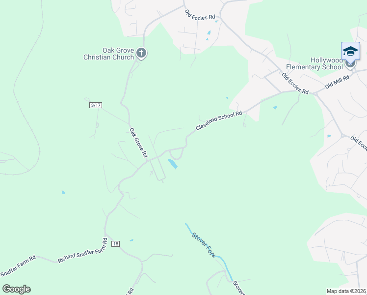 map of restaurants, bars, coffee shops, grocery stores, and more near 391 Cleveland School Road in Beckley