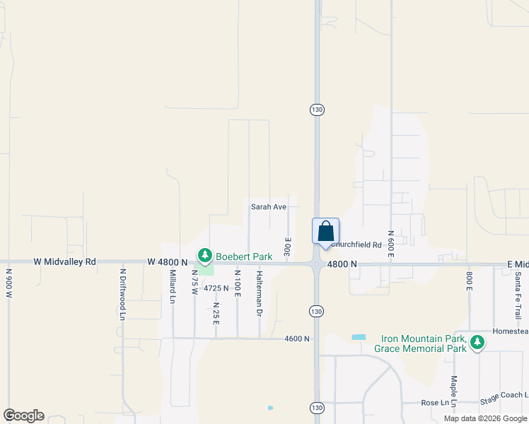 map of restaurants, bars, coffee shops, grocery stores, and more near 4922 Bald Eagle Drive in Enoch