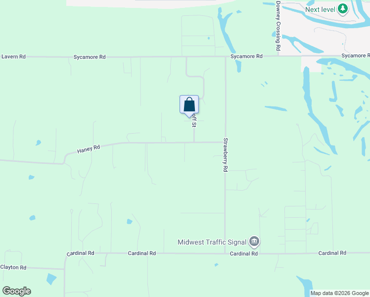 map of restaurants, bars, coffee shops, grocery stores, and more near Merganser Road in Carbondale