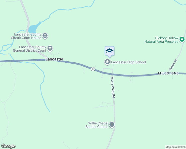 map of restaurants, bars, coffee shops, grocery stores, and more near 8674 Mary Ball Road in Lancaster