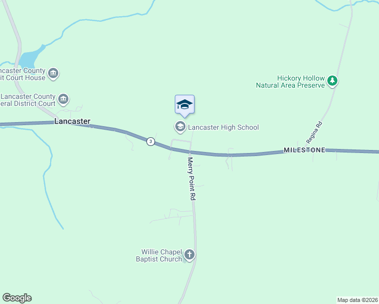 map of restaurants, bars, coffee shops, grocery stores, and more near 8275 Mary Ball Road in Lancaster