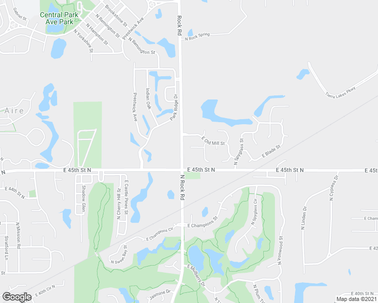 map of restaurants, bars, coffee shops, grocery stores, and more near 8137 East Old Mill Court in Wichita