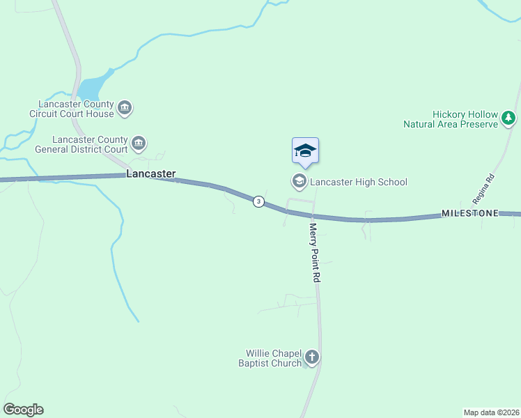 map of restaurants, bars, coffee shops, grocery stores, and more near 8674 Mary Ball Road in Lancaster