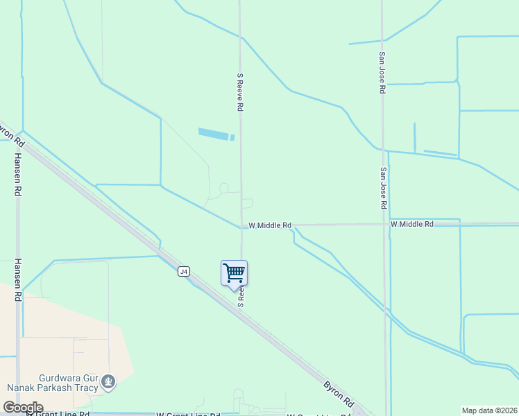 map of restaurants, bars, coffee shops, grocery stores, and more near 20700-21098 South Reeve Road in Tracy
