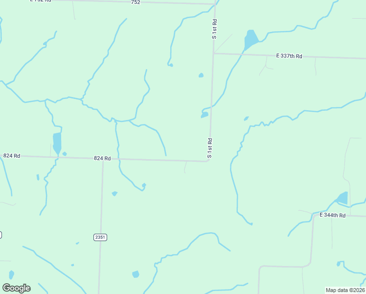 map of restaurants, bars, coffee shops, grocery stores, and more near 824 Road in Humansville