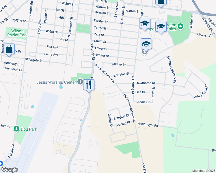 map of restaurants, bars, coffee shops, grocery stores, and more near 30 Townhouse Lane in Farmington
