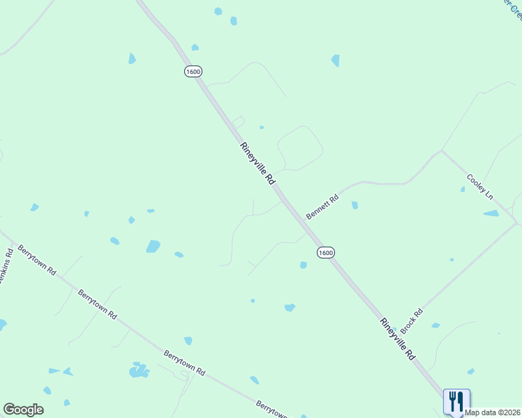 map of restaurants, bars, coffee shops, grocery stores, and more near Shepherd's Way in Rineyville