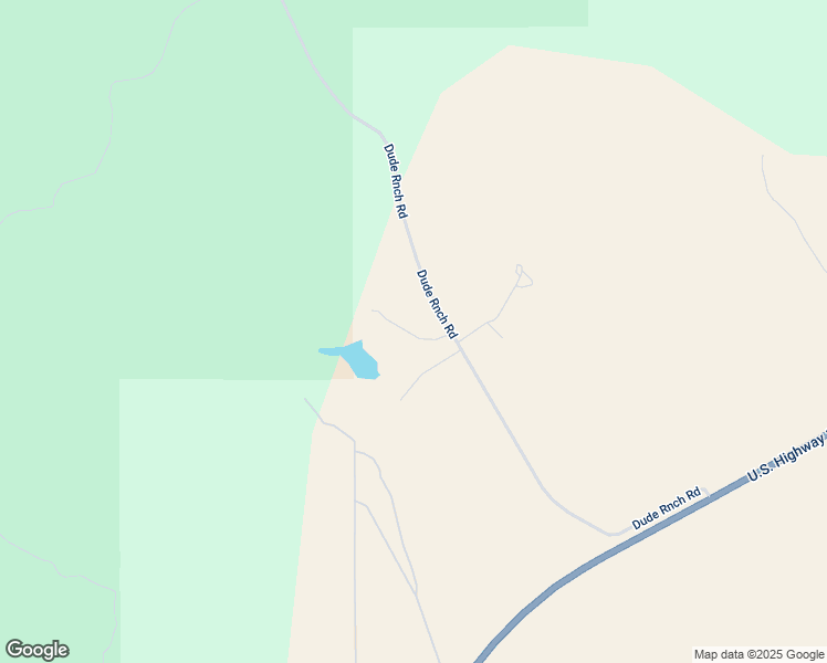 map of restaurants, bars, coffee shops, grocery stores, and more near 75 West Dude Ranch Road in Monticello