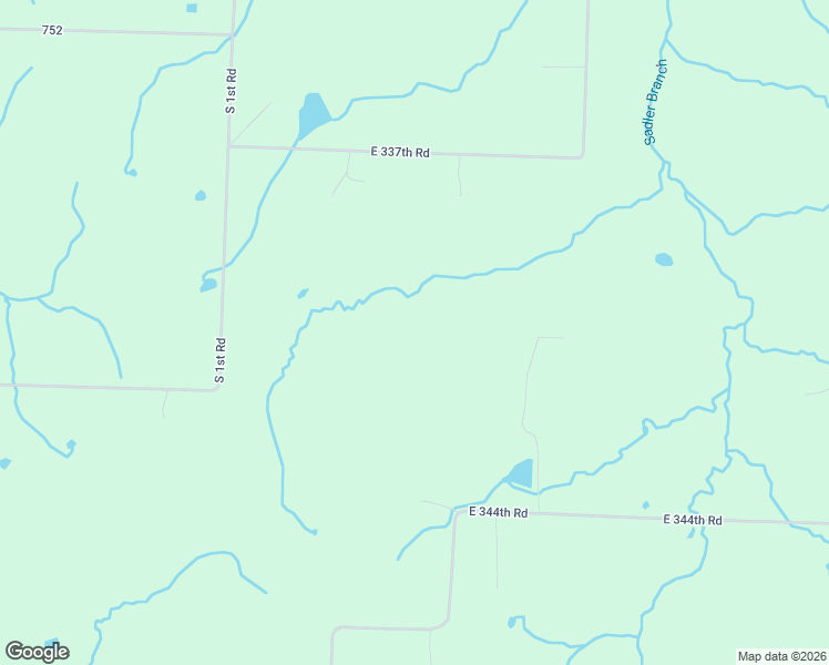 map of restaurants, bars, coffee shops, grocery stores, and more near 31 East 337th Road in Humansville