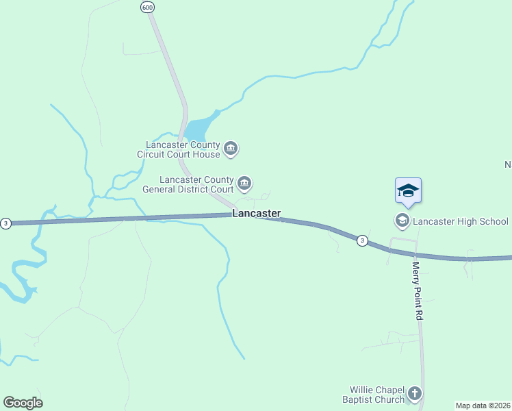 map of restaurants, bars, coffee shops, grocery stores, and more near 8275 Mary Ball Rd in Lancaster