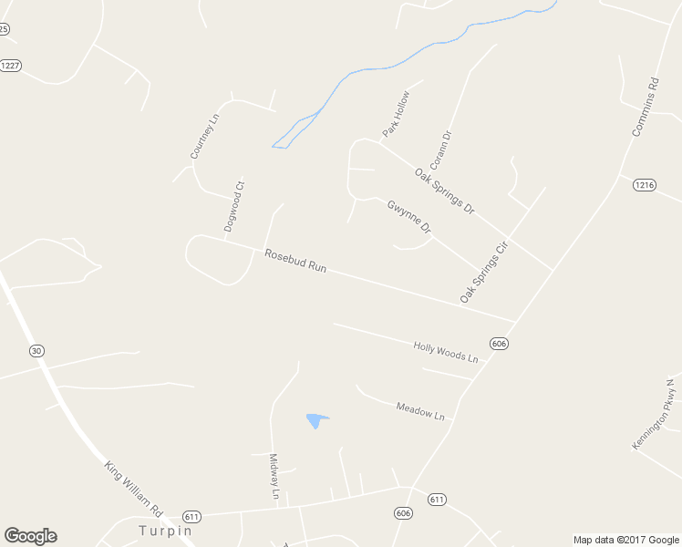map of restaurants, bars, coffee shops, grocery stores, and more near 271 Rosebud Run in Aylett