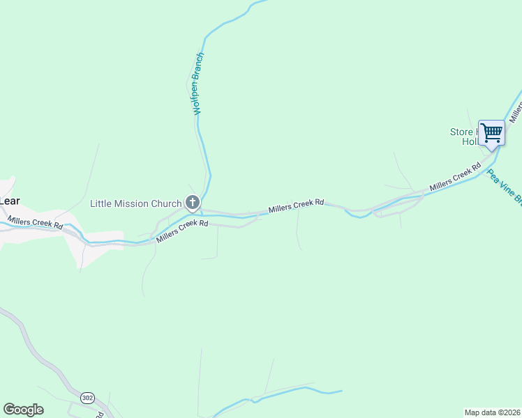 map of restaurants, bars, coffee shops, grocery stores, and more near 1336-1378 Millers Creek Road in Van Lear