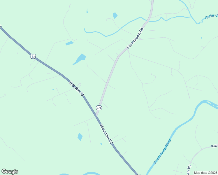 map of restaurants, bars, coffee shops, grocery stores, and more near 15639 Scotchtown Road in Montpelier