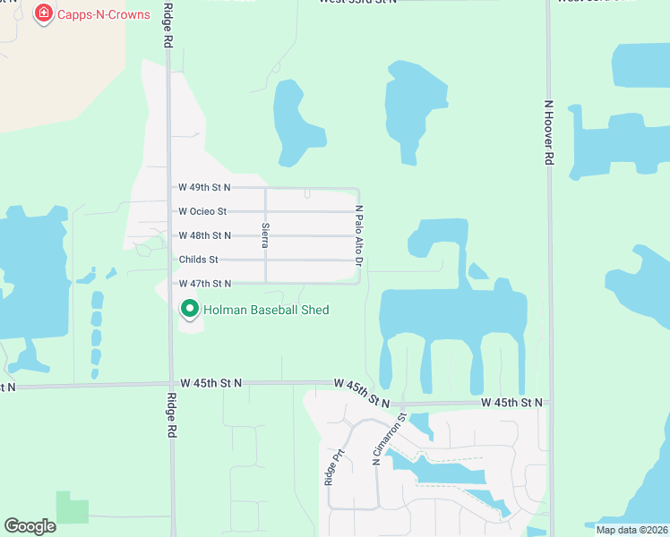 map of restaurants, bars, coffee shops, grocery stores, and more near 6514 Childs Street in Wichita