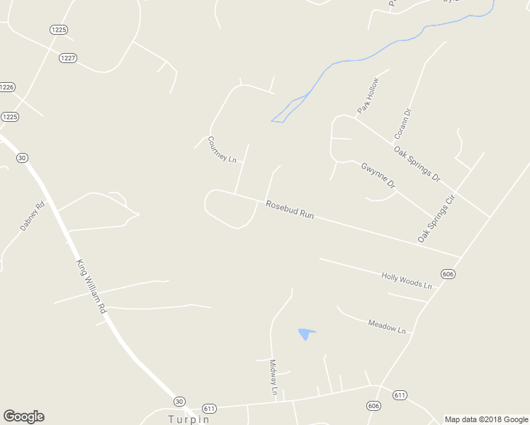 map of restaurants, bars, coffee shops, grocery stores, and more near 1144 Rosebud Run in Aylett