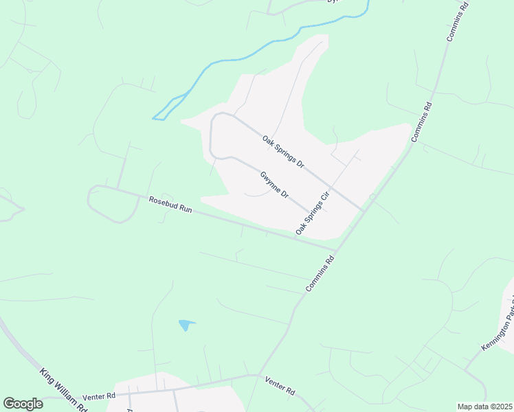 map of restaurants, bars, coffee shops, grocery stores, and more near 93 Pin Oak Court in Aylett