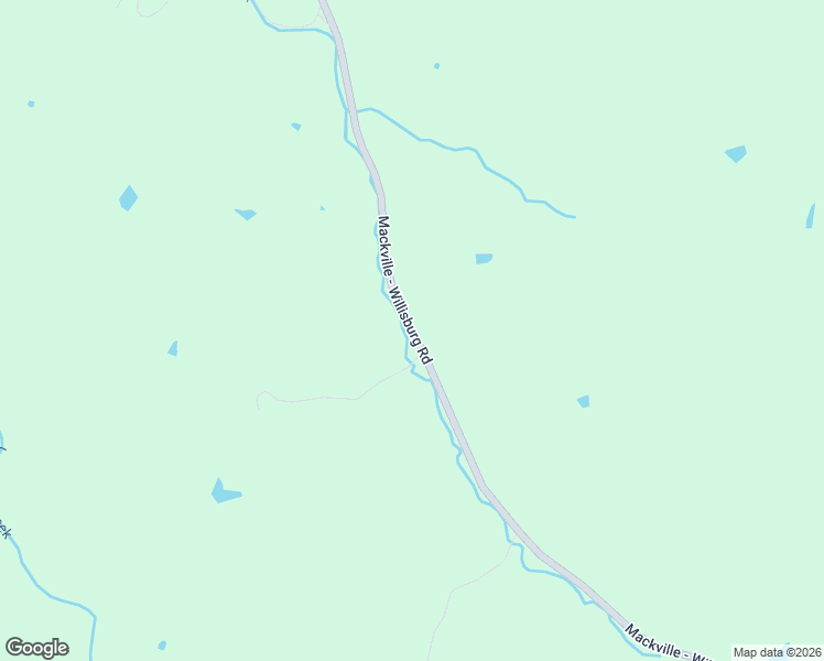 map of restaurants, bars, coffee shops, grocery stores, and more near Mackville - Willisburg Road in Mackville