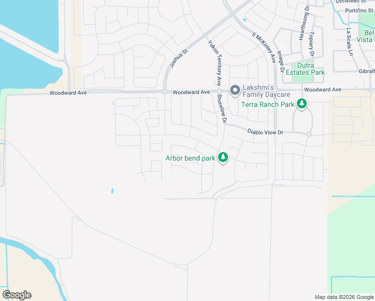 map of restaurants, bars, coffee shops, grocery stores, and more near 1870 Ravine Lane in Manteca