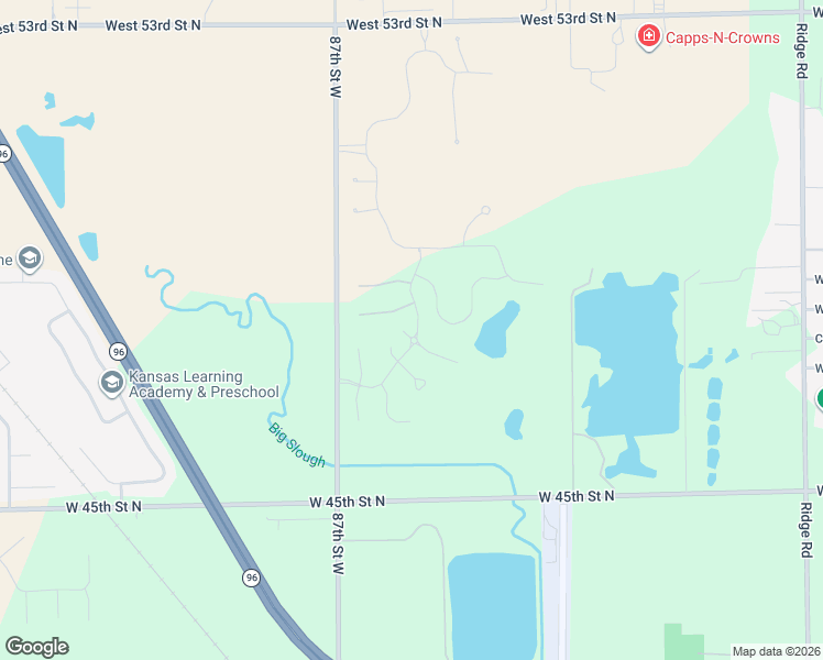 map of restaurants, bars, coffee shops, grocery stores, and more near 4879 Emerald in Maize
