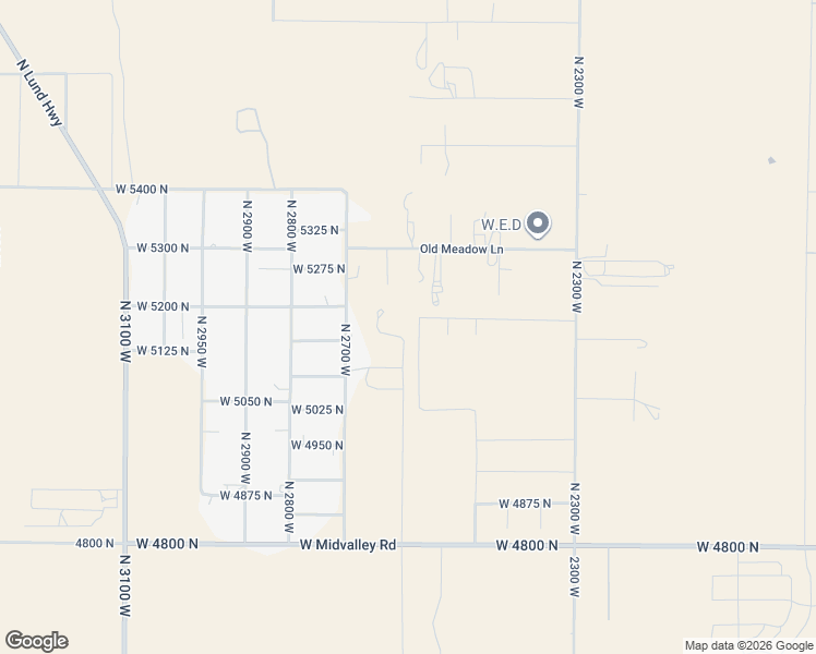 map of restaurants, bars, coffee shops, grocery stores, and more near 5165 North 2570 in Cedar City