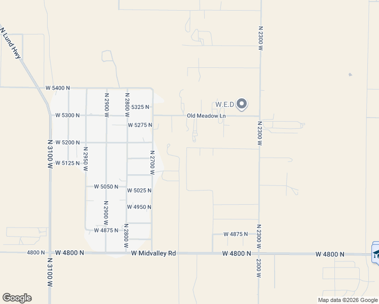 map of restaurants, bars, coffee shops, grocery stores, and more near 5166 North 2570 in Cedar City