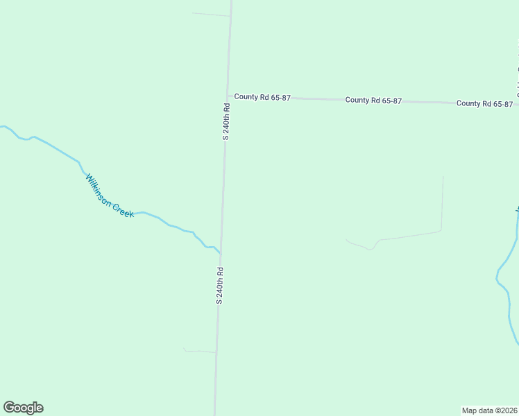 map of restaurants, bars, coffee shops, grocery stores, and more near South 240th Road in Louisburg