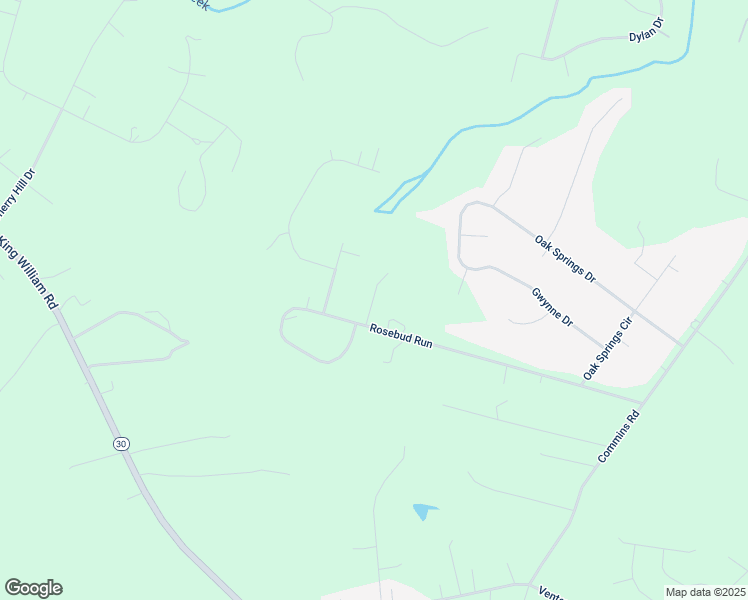 map of restaurants, bars, coffee shops, grocery stores, and more near 64 Rosewood Court in Aylett