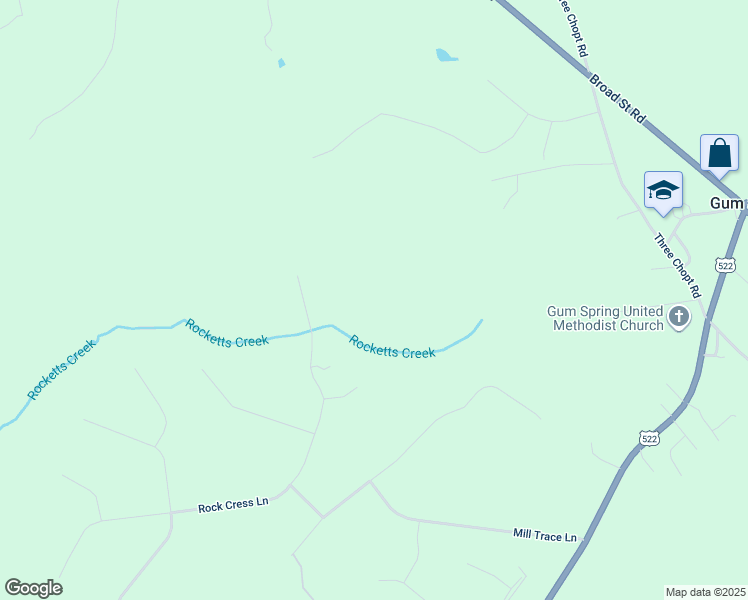 map of restaurants, bars, coffee shops, grocery stores, and more near 3067 Rock Cress Lane in Sandy Hook