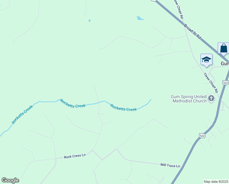 map of restaurants, bars, coffee shops, grocery stores, and more near 3067 Rock Cress Lane in Sandy Hook