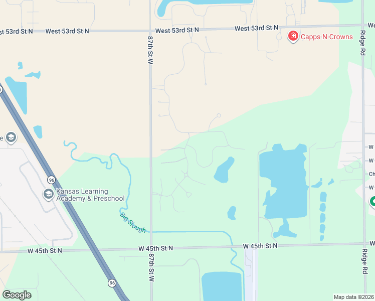 map of restaurants, bars, coffee shops, grocery stores, and more near 4879 Emerald in Maize